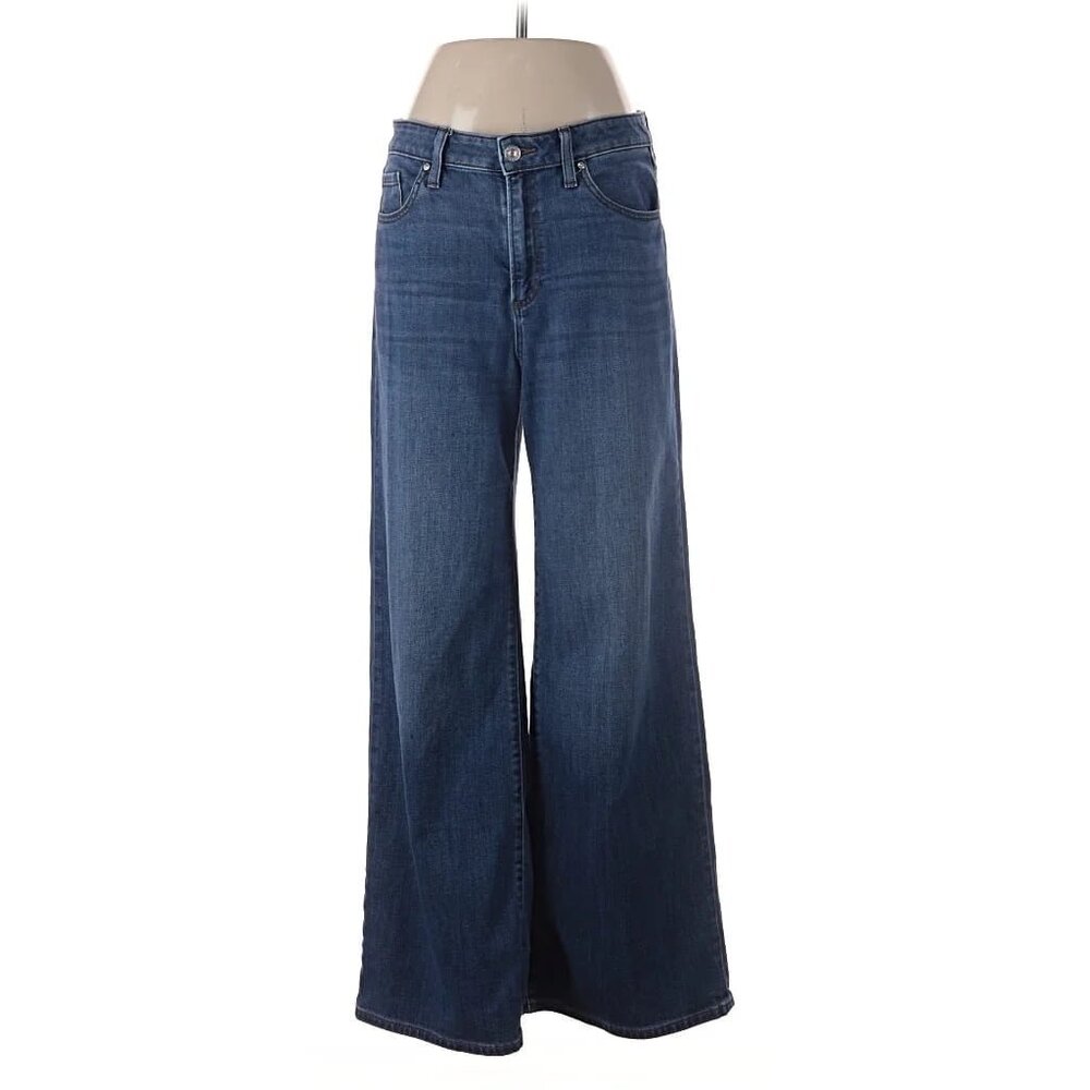 Chico’s High Rise Wide Leg Size 8 M 1 Petite